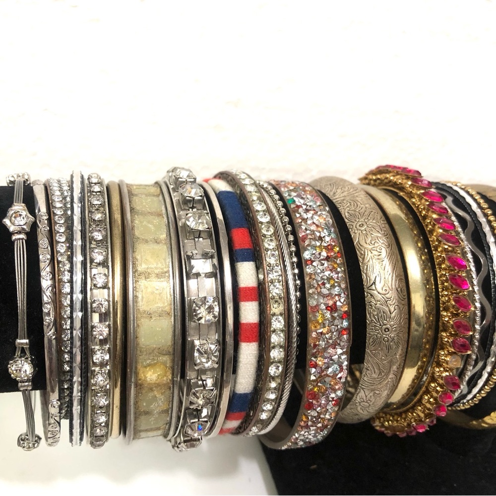 Mixed Metal Bangle lot Craft repair - Picture 2 of 6